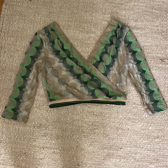 Anna Sui Wave Rider Knit Wrap - Picture 9 of 10